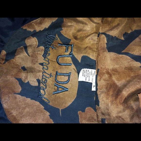 Vintage Printed Bomber Jacket - Picture 5 of 5